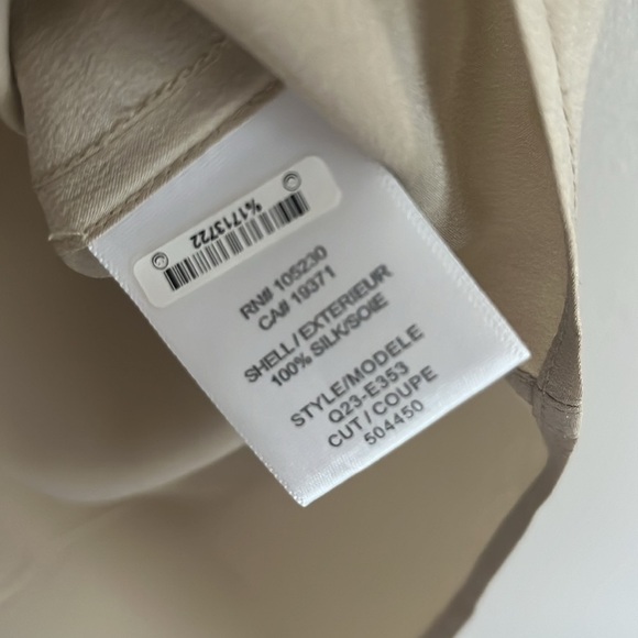 Equipment Remy Silk Button-Front Utility Shirt Dress Khaki Beige M - Picture 5 of 14